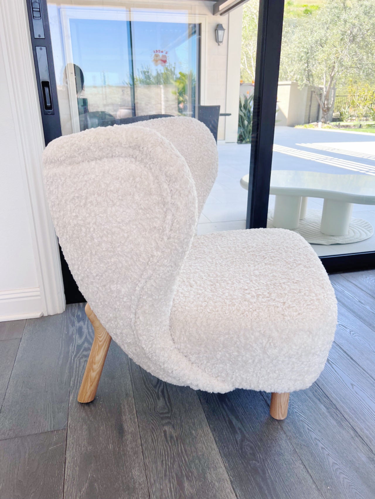 Alpacana Soft Teddy Fleece Chair