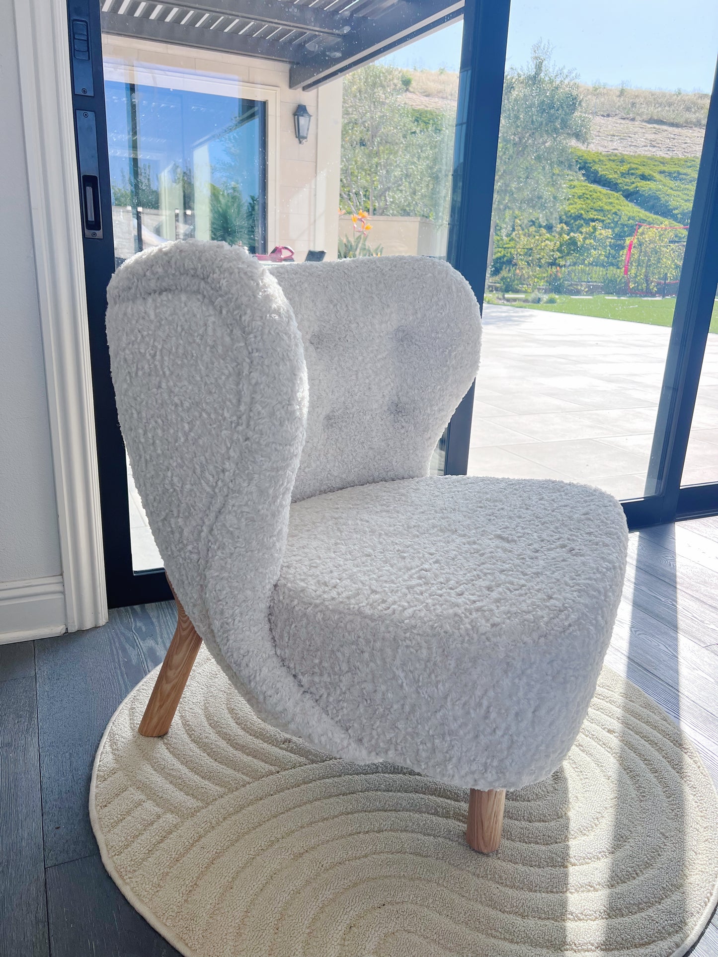 Alpacana Soft Teddy Fleece Chair