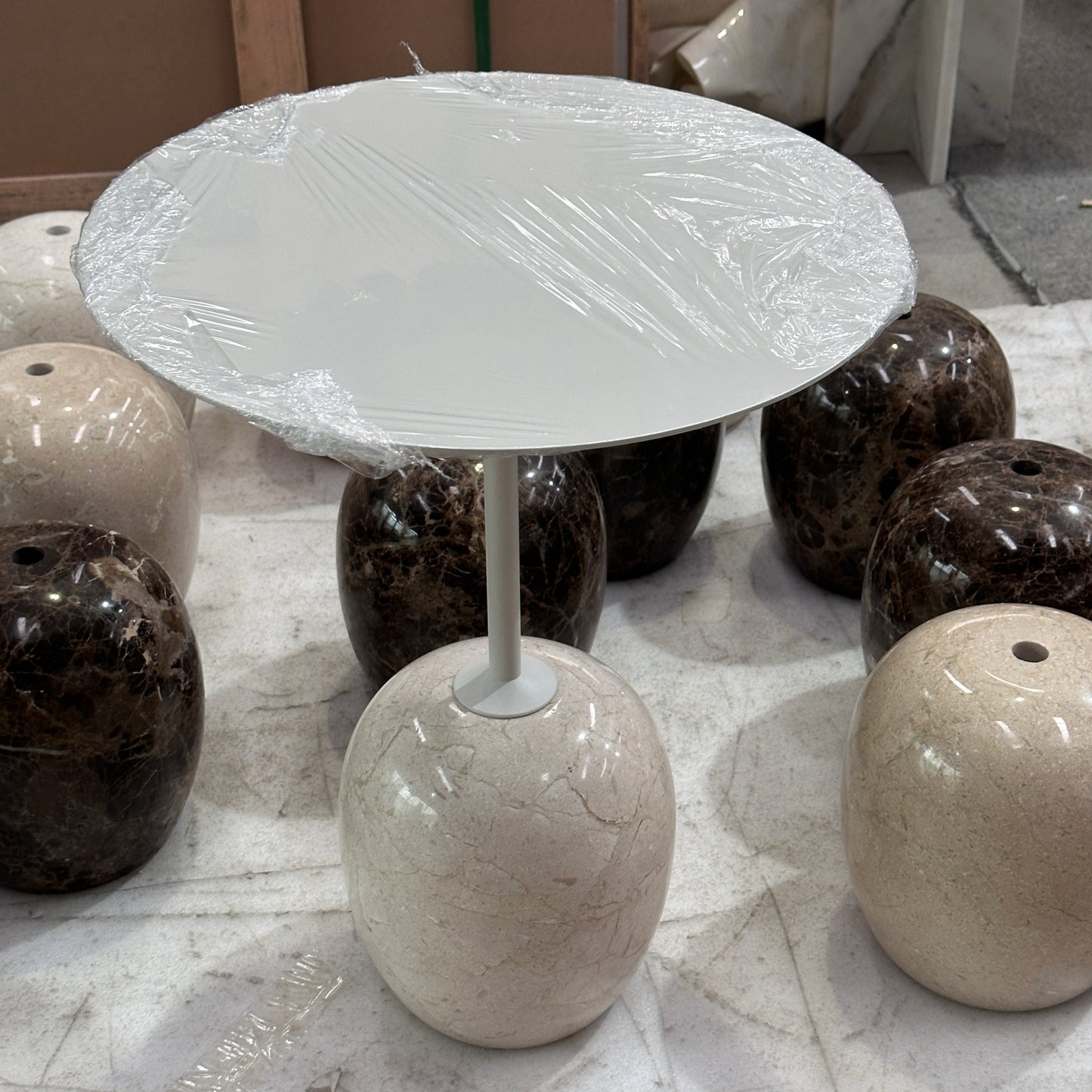 Lollipop Marble Side Table